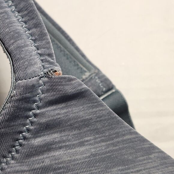 Cacique Lightly Lined Full Coverage Underwire Bra 44F Blue Gray Lace *READ* - Picture 5 of 10